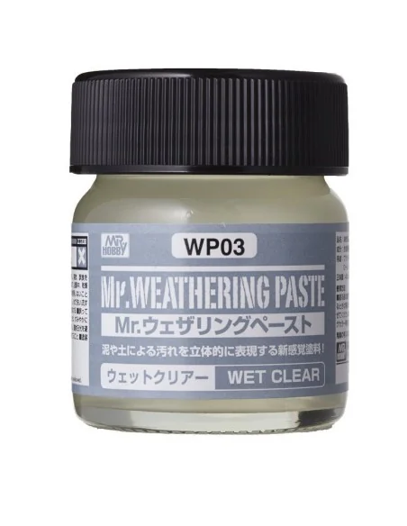 Mr Hobby -Gunze Weathering Paste Wet Clear 40ml - Mr Hobby - Gunze ...