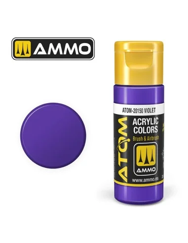ATOM COLOR Violet - AMMO by MIG Jimenez ATOM-20150