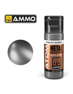 ATOM METALLIC Gun Metal - AMMO by MIG Jimenez ATOM-20167 2