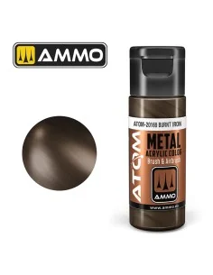ATOM METALLIC Burnt Iron - AMMO by MIG Jimenez ATOM-20169 2