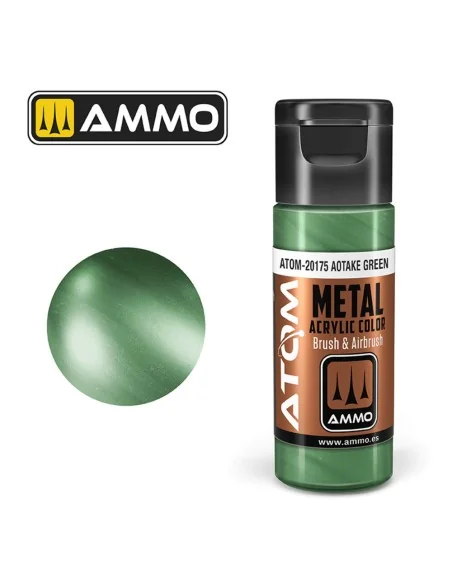 ATOM METALLIC Aotake Green - AMMO by MIG Jimenez ATOM-20175