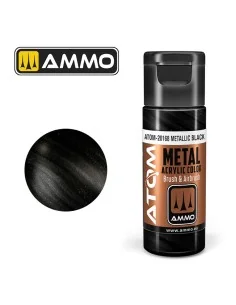 ATOM METALLIC Black - AMMO by MIG Jimenez ATOM-20168 2