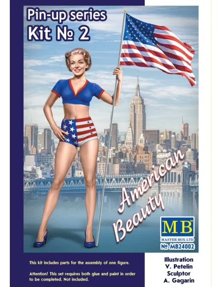 Pin-up series, Kit No.2 Betty, 1/24 - Master Box Ltd. 24002
