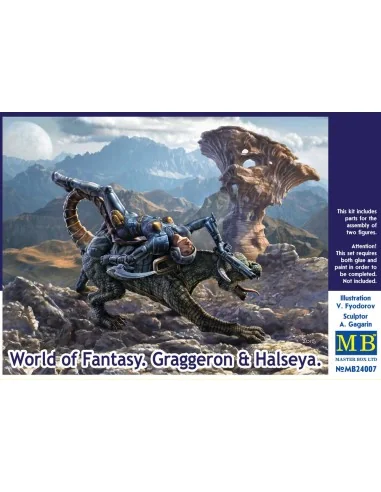 World of Fantasy.Graggeron & Halseya, 1/24 - Master Box Ltd. 24007