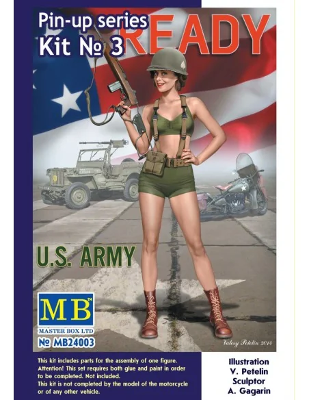 Pin-up series, Kit No.3 Alice, 1/24 - Master Box Ltd. 24003