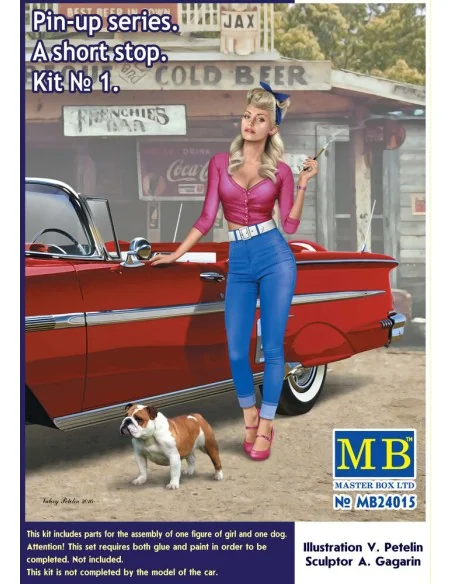 Pin-up series.A short stop.Kit No.1, 1/24 - Master Box Ltd. 24015