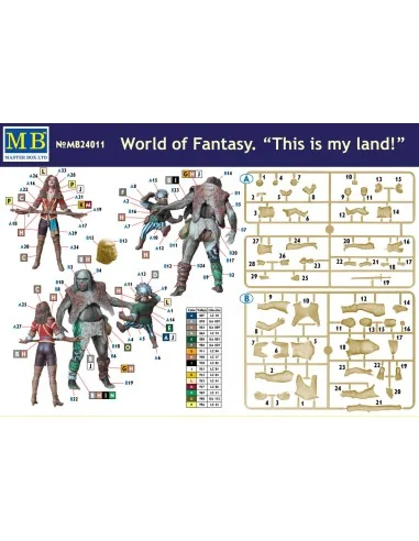 World of Fantasy.This is my land!, 1/24 - Master Box Ltd. 24011