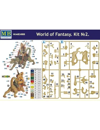 World of Fantasy. Kit No.2, 1/24 - Master Box Ltd. 24008