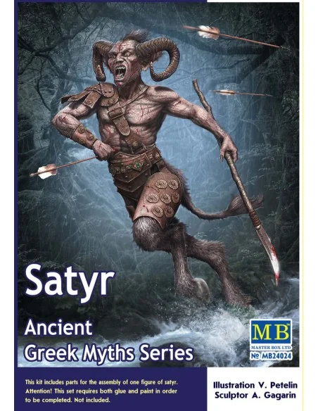 Ancient Greek Miths Series, Satyr, 1/24 - Master Box Ltd. 24024