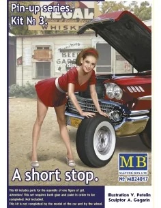 Pin-up series.A short stop.Kit No.3, 1/24 - Master Box Ltd. 24017