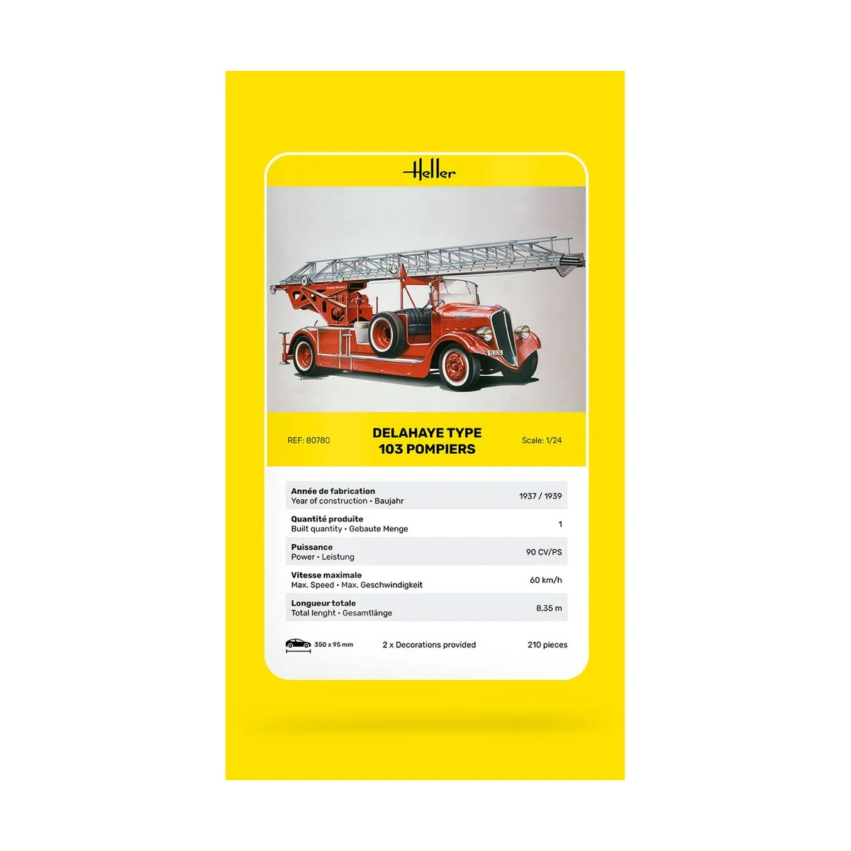 Delahaye Type 103 Pompiers - Heller 80780