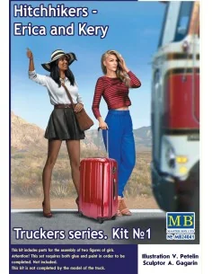 Hitchhikers-Erica and Kery, Truckers seri Kit No.1, 1/24 - Master B...