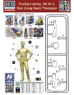 Stan (Long Haul)Thompson, Truckers series Kit No.2, 1/24 - Master B... 2