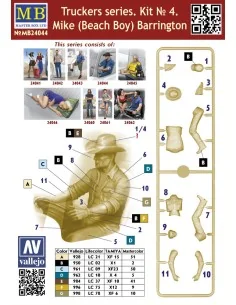 Truckers series.Mike(Beach Boy)Barringto, 1/24 - Master Box Ltd. 24044 2