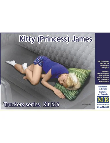 Truckers series.Kitty(Princess) Jemes, 1/24 - Master Box Ltd. 24046