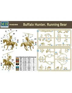 Buffalo Hunter. Running Bear, 1/24 - Master Box Ltd. 24048 2