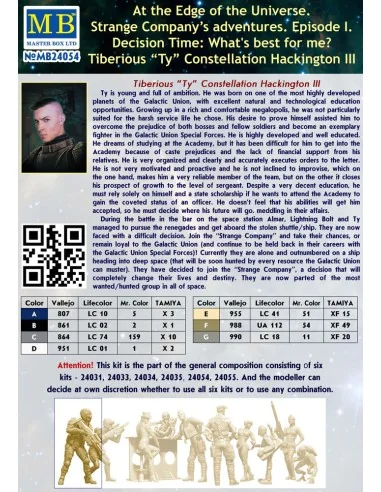 Tiberius"TY"Constellation Hackington III, 1/24 - Master Box Ltd. 24054