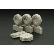 HMMWVE (Hummer) aggressive pattern wheels, 1/48 - Hauler HLX48301