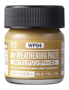 Mr Hobby -Gunze Weathering Paste Mud Yellow 40ml - Mr Hobby - Gunze...