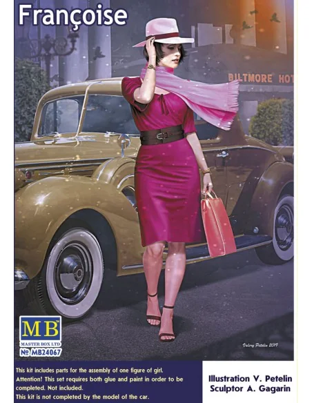 Dangerous Curves Series Francoise, 1/24 - Master Box Ltd. 24067