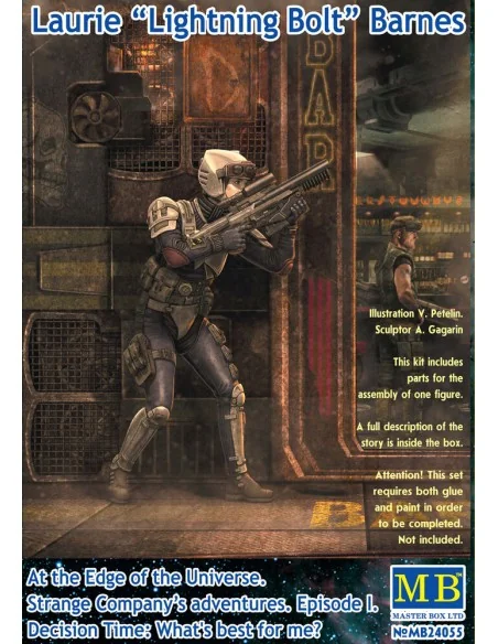 Laurie Lightning Bolt Barnes, 1/24 - Master Box Ltd. 24055
