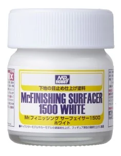 Mr Hobby -Gunze Mr. Finishing Surfacer 1500 White (40ml) - Mr Hobby...