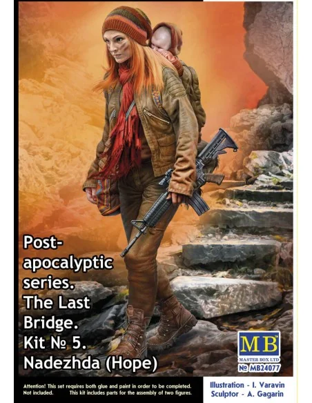 Nadezhda (Hope). Pst-apocalyptic series. The Last Bridge. Kit No.5,...