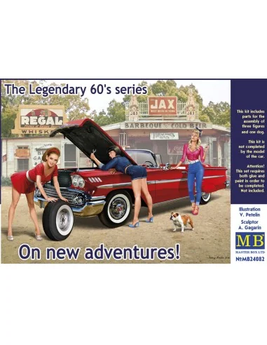 The Legendary 60's series. On new adventures!, 1/24 - Master Box Lt...