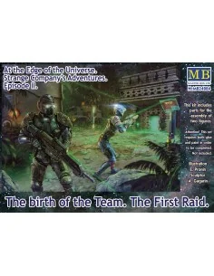 The birth of the Team. The First Raid, 1/24 - Master Box Ltd. 24084