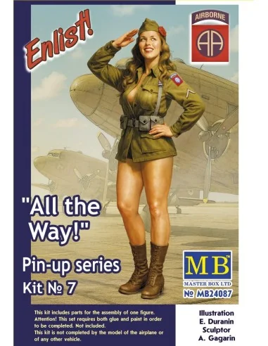 Pin-up series, Kit No.7 All the Way!, 1/24 - Master Box Ltd. 24087