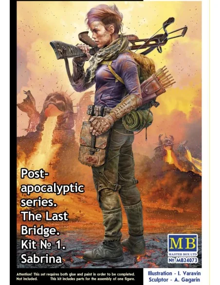 Post-Apocalyptic series. The last bridge. Kit No.1. Sabrina, 1/24 -...