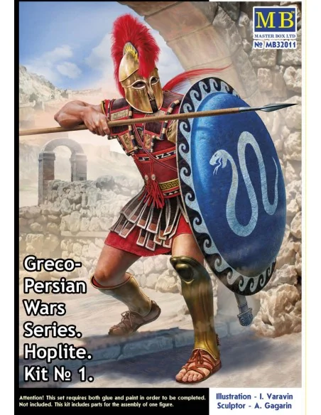 Greco-Persian Wars Series. Hoplite. Kit 1, 1/32 - Master Box Ltd. 3...