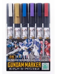 Gundam Marker Advanced Set - Mr Hobby - Gunze GMS-124