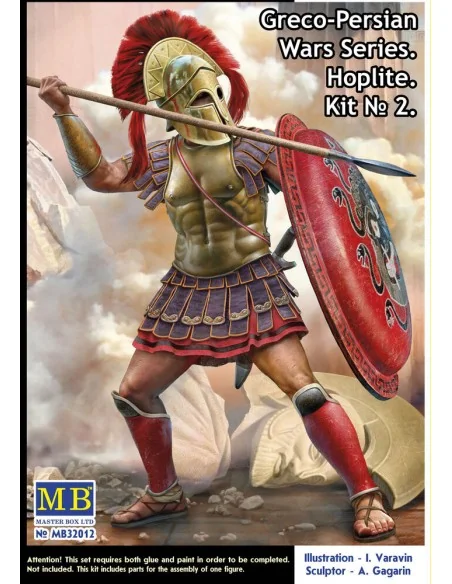 Greco-Persian Wars Series. Hoplite. Kit 2, 1/32 - Master Box Ltd. 3...