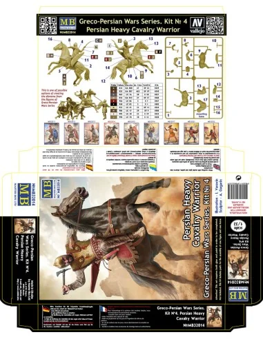 Greco-Persian Wars Series. Kit ? 4. Persian Heavy Cavalry Warrior, ...