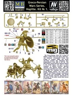 Greco-Persian Wars Series. Hoplite. Kit 1, 1/32 - Master Box Ltd. 3... 2