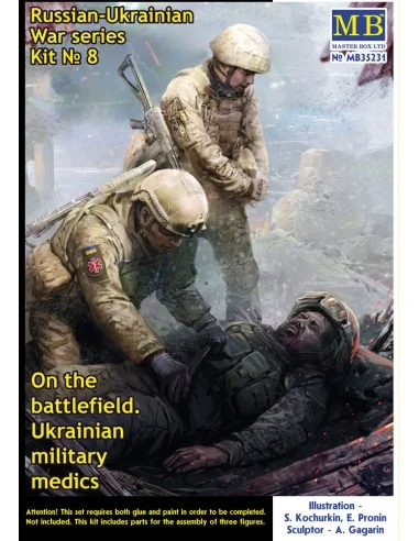 On the battlefield. Ukrainian military medics Russian-Ukrainian War...