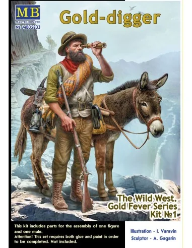 Gold-digger. The Wild West. Gold Fever Series. Kit ? 1., 1/35 - Mas...