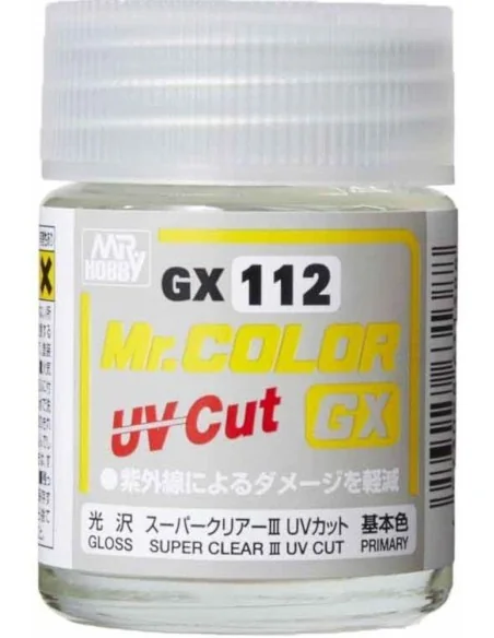 Mr Hobby -Gunze Mr. Color GX Super Clear III UV Cut Gloss (18ml) - ...