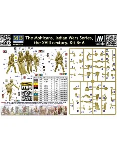 The Mohicans. Indian Wars Series, the XVIII century. Kit ? 6, 1/35 ... 2