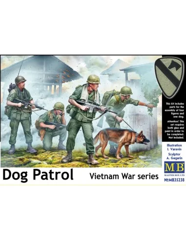 Dog Patrol. Vietnam War series, 1/35 - Master Box Ltd. 35238