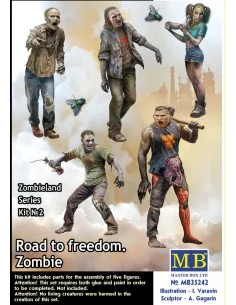 Zombieland Series, Kit No. 2. Road to freedom. Zombie, 1/35 - Maste...