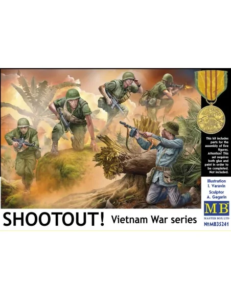 SHOOTOUT! Vietnam War series, 1/35 - Master Box Ltd. 35241