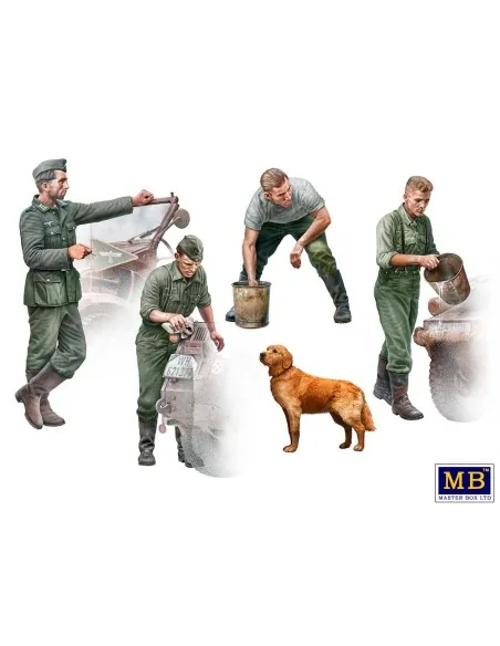 Schnelle Truppen. German Drivers, WW II Era, 1/35 - Master Box Ltd....