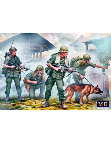 Dog Patrol. Vietnam War series, 1/35 - Master Box Ltd. 35238