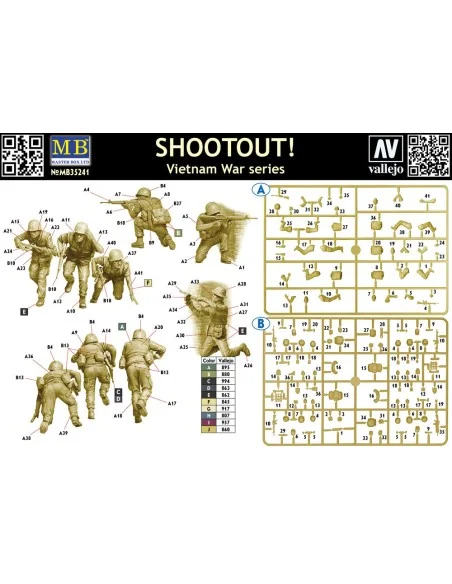 SHOOTOUT! Vietnam War series, 1/35 - Master Box Ltd. 35241