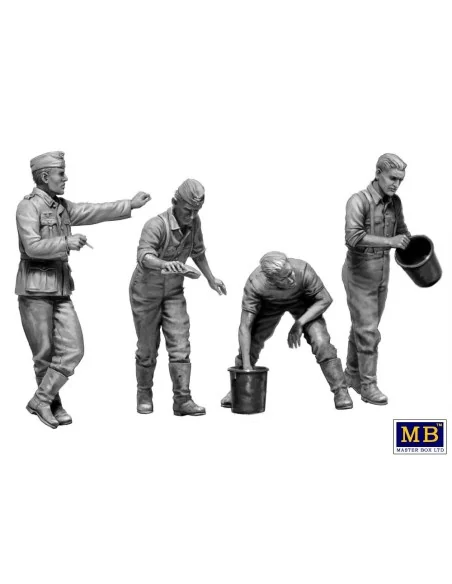 Schnelle Truppen. German Drivers, WW II Era, 1/35 - Master Box Ltd....