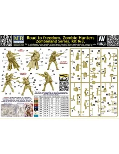 Road to freedom. Zombie Hunters. Zombieland series, Kit No. 3, 1/35... 2
