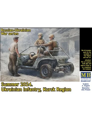 Russian-Ukrainian War series. Summer 2024. Ukrainian Infantry. Kurs...