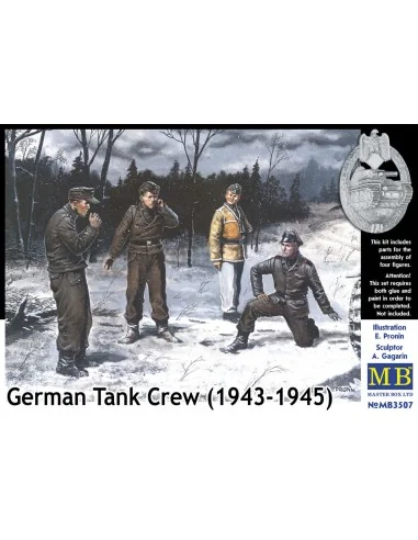 Deutsche Panzerbesatzung Set I, 1/35 - Master Box Ltd. 3507